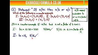 TMUA 2021 Paper 2 - Q04 - Factors.mov - Worked Solution