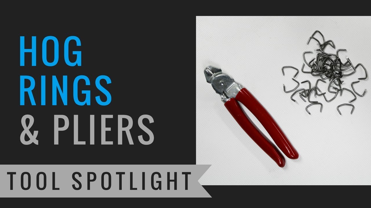 Tool Spotlight Hog Ring Pliers YouTube