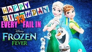 Every Fail In Frozen Fever | Everything Wrong With Frozen Fever, Mistakes and Goofs