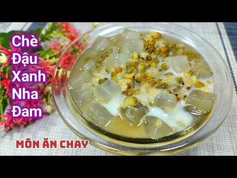 Cách nấu chè nha đam - Cách Nấu CHÈ ĐẬU XANH NHA ĐAM ĐƯỜNG PHÈN Thanh mát Cho Ngày Nắng | Món Chay Ngon Bà Mẹ Quê