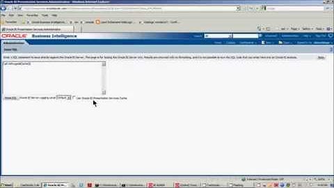 Using Oracle Business Intelligence Enterprise Edition OBIEE 11g Cache to Debug Reports