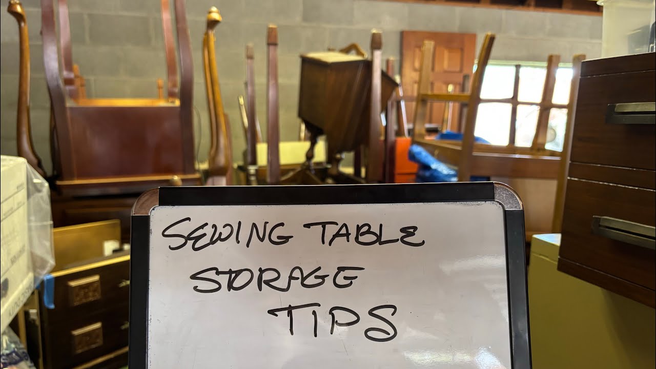Sewing Table Storage Tips