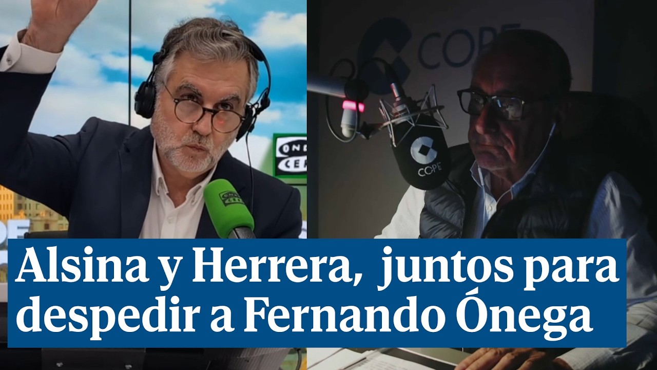 Alsina y Herrera se juntan para despedir a Fernando Ónega: 