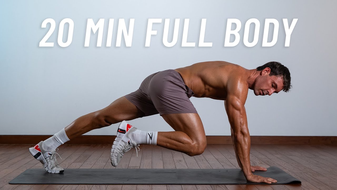 20 Min Full Body Workout - Tone & Burn Fat At Home (No Equipment + No ...