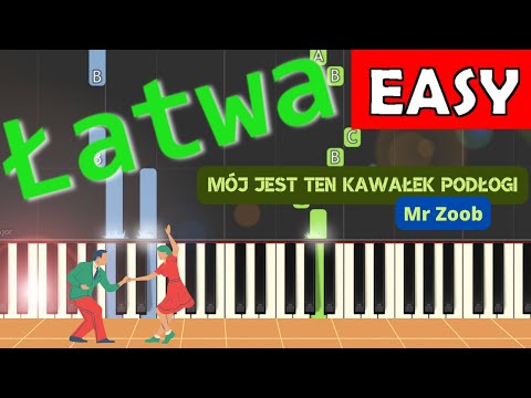 🎹 Mój jest ten kawałek podłogi (Mr. Zoob) - Piano Tutorial (łatwa wersja) 🎹