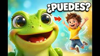 Jump like a frog 🐸 | Fun exercise for babies and children screenshot 4