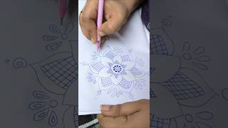 Simple and easy rangoli design #ytshorts #shorts #muggulu #rangoli #easyrangoli #tending