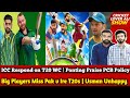 Big players miss pak v ire t20s  usman unhappy with babar icc respond on t20 wcponting praise pcb