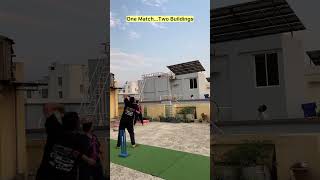 Roof Top Cricket on Two Buildings | ZIZ GANG