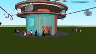 Shweeb Station Design (Sketchup Video)