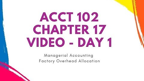Chapter 17 Day 1 Overhead