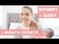 One Month Baby Update | Newborn + First Time Mom