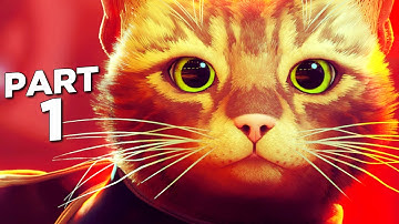 STRAY PS5 Walkthrough Gameplay Part 1 - INTRO (FULL GAME)