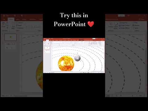 Solar system animation video making #PowePoint #powerpointdesign #solarsystem  #animation #msoffice