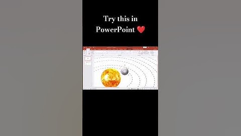 Solar system animation video making #PowePoint #powerpointdesign #solarsystem  #animation #msoffice