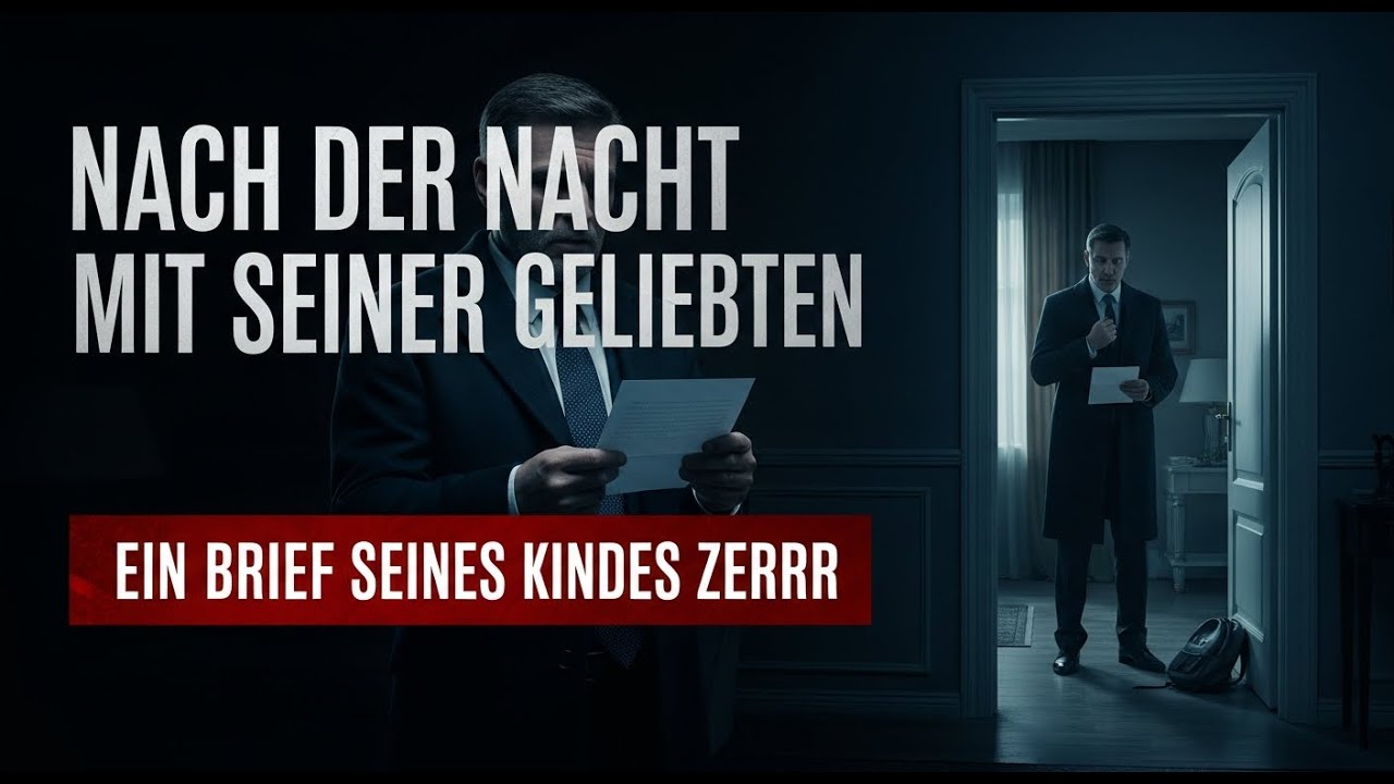 Nach Der Nacht Mit Seiner Geliebten Kam Er Heim — Sein Kind Hinterließ Einen Brief, Der Ihn Zerb