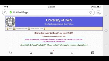 DU SOL First Semester Result Declared 2023. BBA/BMS/B.A.ENG.HONS March Exam Result Declared Check It