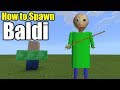 How to Spawn BALDI | Minecraft PE