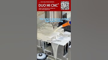 High-speed drilling of tiny holes in aluminum profiles. #cncdrillingmachine #cncdrill  #cncmill #cnc