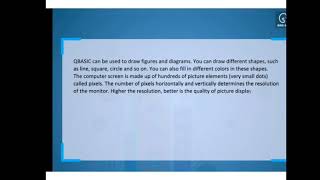 Graphics in QBasic class 7