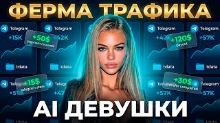 ФЕРМА ИИ-ДЕВУШЕК: +1357 Заявок в Телеграм!
