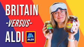 Is British-made food BETTER than ALDI? | Blindfolded Taste Test