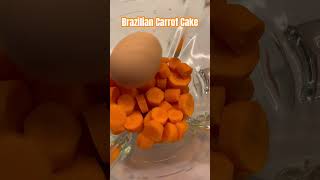 Making a Brazilian Carrot Cake baking food recipe trending