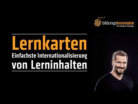 Lernkarten – Einfachste Internationalisierung von Lerninhalten