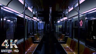 Noční newyorské metro White Noise Ambience Sounds | Čtení, studium, spánek, relax | ASMR