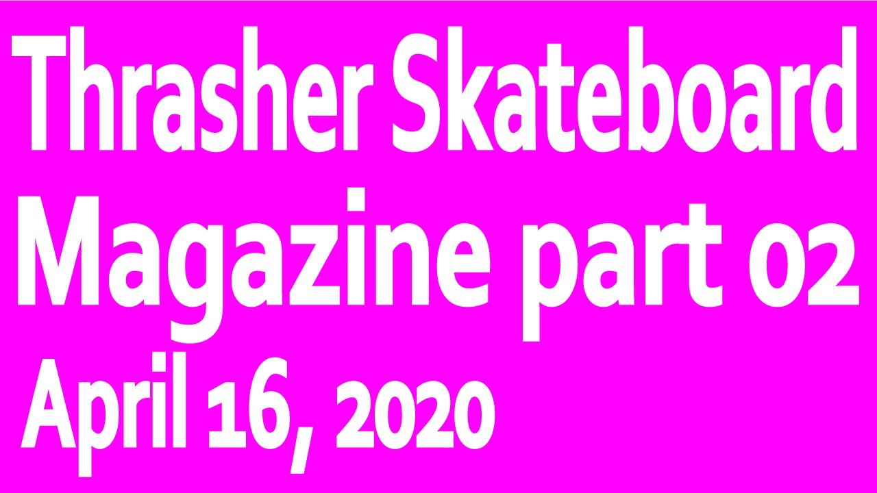 thrasher subscribe