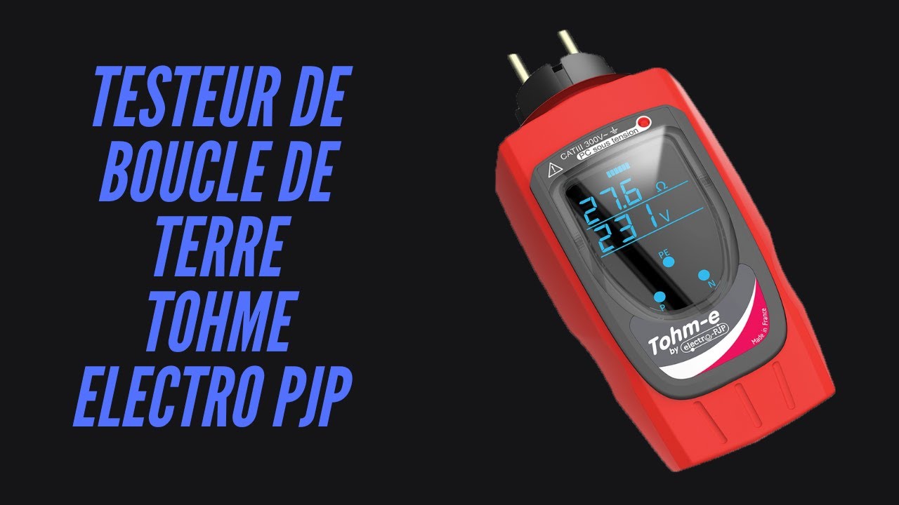 Testeur boucle de terre auto Turbotronic TOHME - Le Temps des Travaux