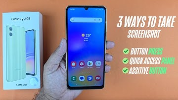 SAMSUNG GALAXY A05: How to take Screenshot (3 Super New Ways)