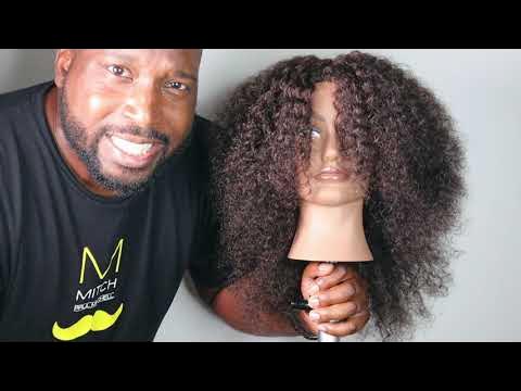 Janet - 100% Human Textured Hair Mannequin - Pivot Point International