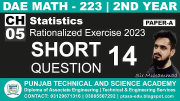DAE MATH 223 Chapter 5 Short Question 14