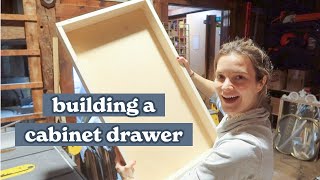 DIY OFFICE DESIGN EP 11: Building a drawer, routing rabbets for glass inserts + dry fitting doors screenshot 1