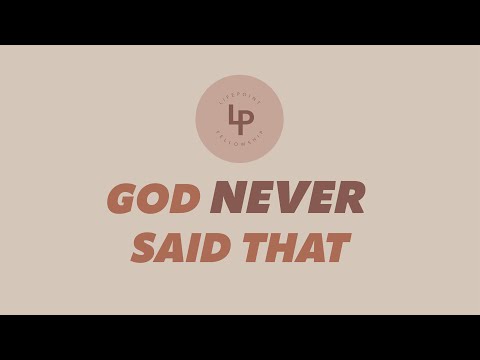 God Never Said That, Part 5:  God Helps Those Who Help Themselves