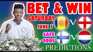 Football Prediction Today 07-06-2025 |  Betting tips Today  | Safe Investments
