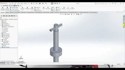 Solidworks Tutorial- STEERING COLUMN - Part Design