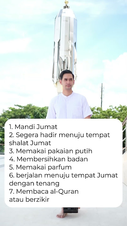 Jumat Mubarak!  Yuk kita jalankan amalan-amalan sunnah ini