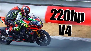 Aprilia RSV4 1100 - V4 SOUND on track - Zolder 10.04.25