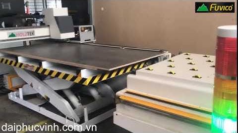 HƯỚNG DẪN SỬ DỤNG MÁY DÁN TEM TỰ ĐỘNG HOLZTEK | MÁY DÁN TEM OPTION MÁY CNC ROUTER PRO-R1V9F