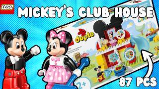 LEGO DUPLO Ep 75: Mickey Mouse Clubhouse with Minnie & Pluto 10465 (unboxing & building)