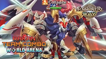 Rakan Team Combo in World Arena Ep. 4 - Summoners War