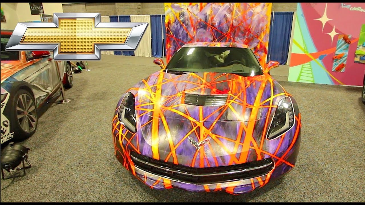 SPRAY PAINTING A CUSTOM CORVETTE - YouTube