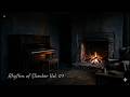 Rhythm of Slumber Vol. I : Midnight Hearth | Warm Piano to Firewood &amp; 174Hz (Black Screen)