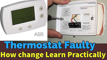 How to change Thermostat package Unit digital thermostat faulty check Learn Practically Useful Video