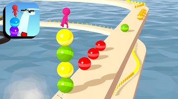 Stack Rider 🟡🌈🌟 All Levels Gameplay (iOS,Android)