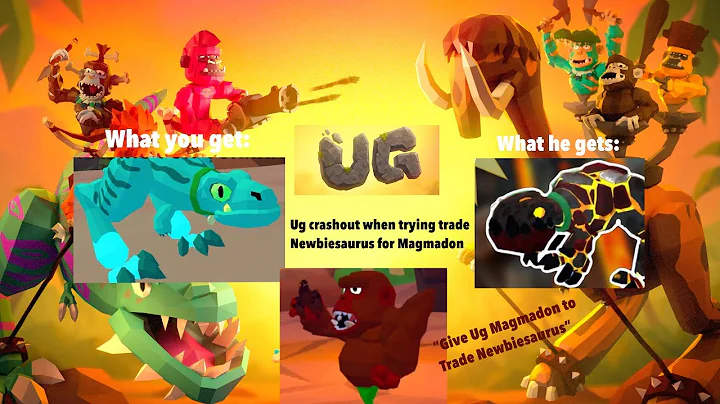 Kid crashes out when trying to trade a Newbiesaurus for a Magmadon || Ug VR
