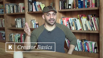 Publishing & Journalism: Creating a video | Kickstarter Creator Basics