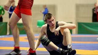 U17 A. Amirov Lat Vs S. Derevjanko Est 75Kg Final. Youth Boys Freestyle Wrestling.